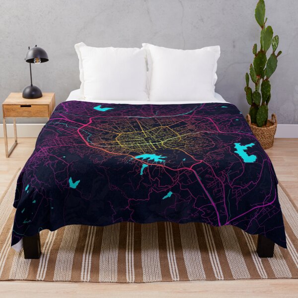 Item preview, Tirana City Map of Albania - Neon designed and sold by deMAP.