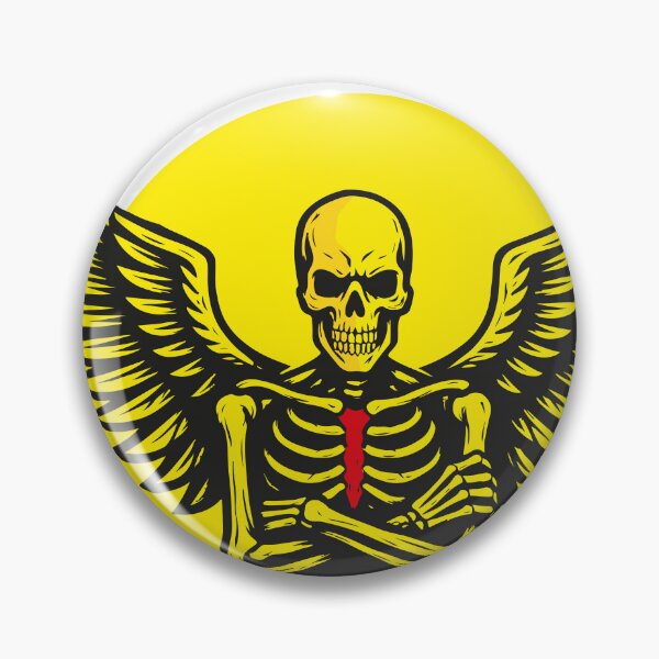 Item preview, Rebel Angel: Winged Skeleton with Pulsing Red Sternum designed and sold by Arte Cartoon From TagTeam Group.