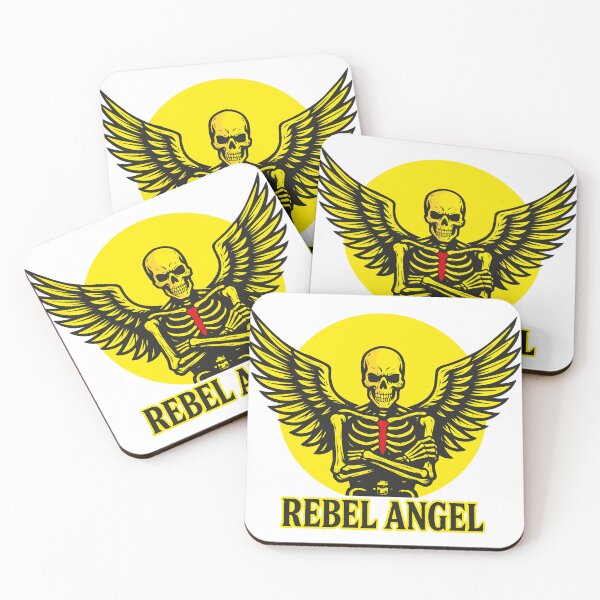 Item preview, Rebel Angel: Winged Skeleton with Pulsing Red Sternum designed and sold by Arte Cartoon From TagTeam Group.