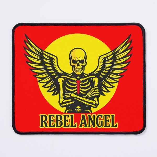 Item preview, Rebel Angel: Winged Skeleton with Pulsing Red Sternum designed and sold by Arte Cartoon From TagTeam Group.