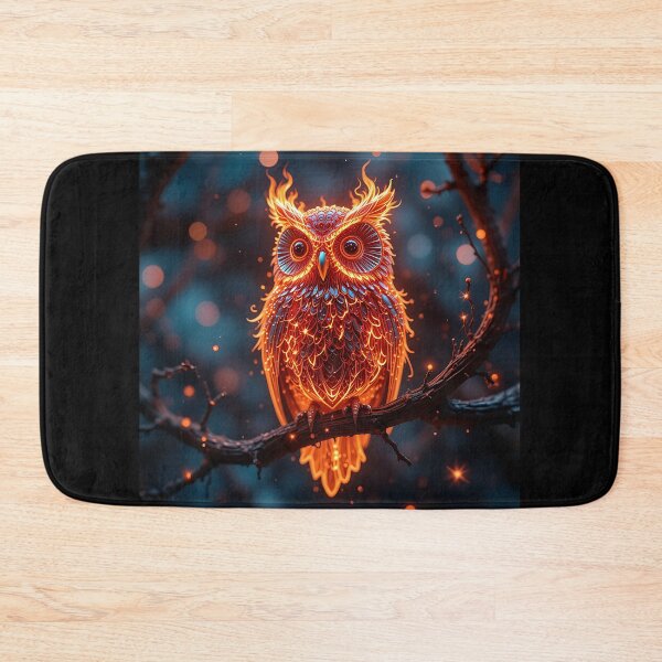 Item preview, Fire Owl designed and sold by GalleryBrisArt.