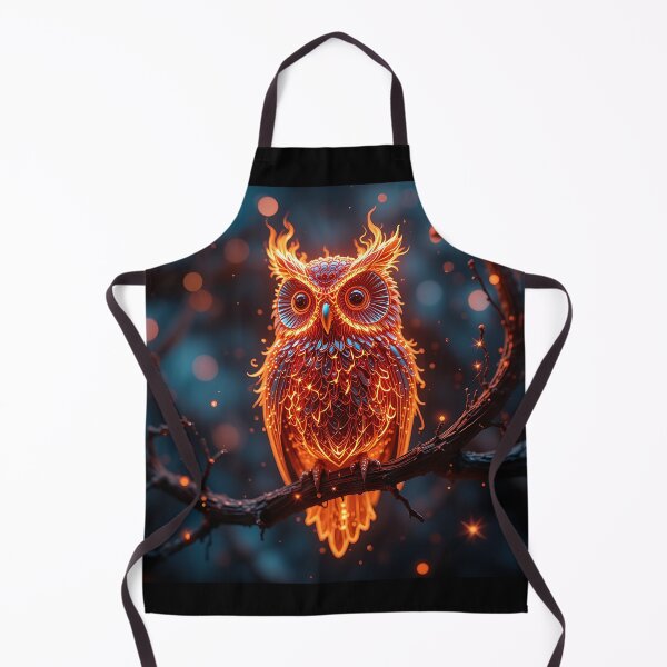Item preview, Fire Owl designed and sold by GalleryBrisArt.