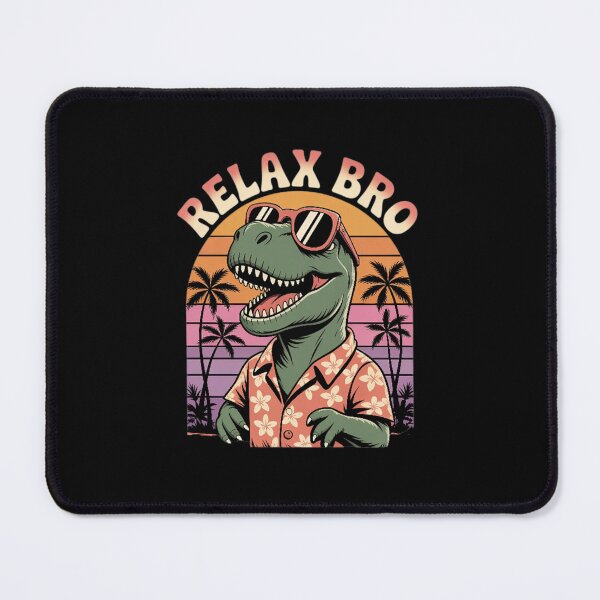 Item preview, Retro Chill Dinosaur – Relax Bro Funny T-Rex Design designed and sold by thesnakeater.