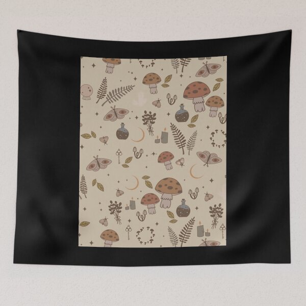 Item preview, Witchcraft Pattern - Creme Mouse Pad 	 designed and sold by ntmdbhuus73.