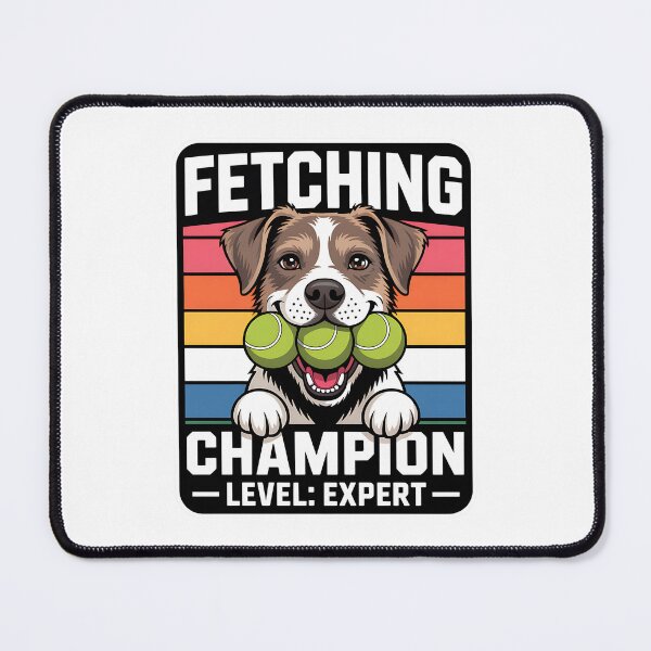 Item preview, Funny Dog Fetching T-shirt – Champion Level Expert designed and sold by Print Era.