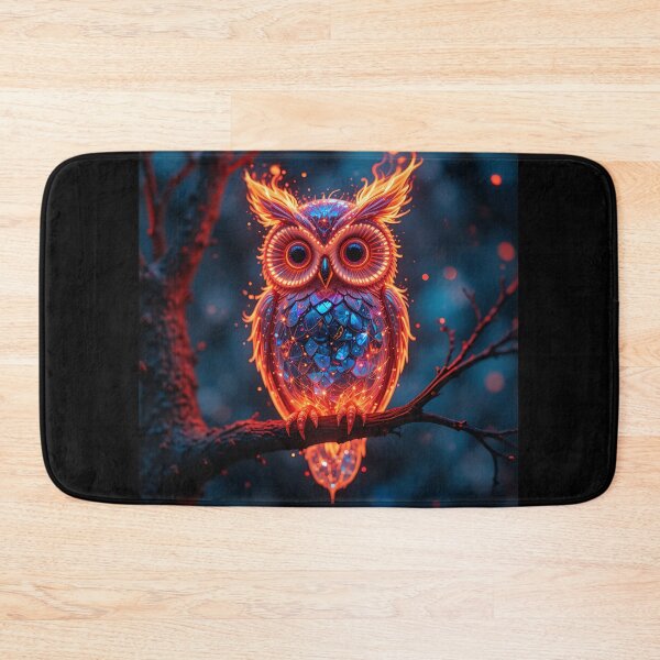 Item preview, Fire Owl designed and sold by GalleryBrisArt.
