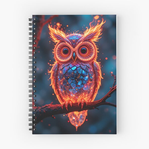 Item preview, Fire Owl designed and sold by GalleryBrisArt.