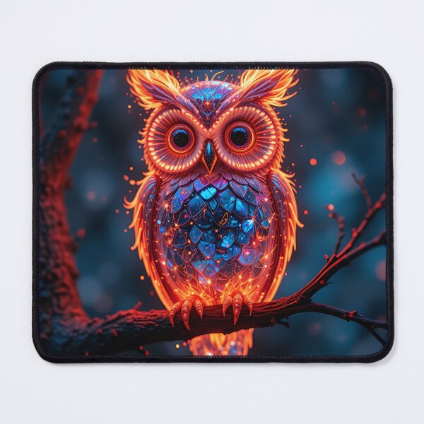 Item preview, Fire Owl designed and sold by GalleryBrisArt.