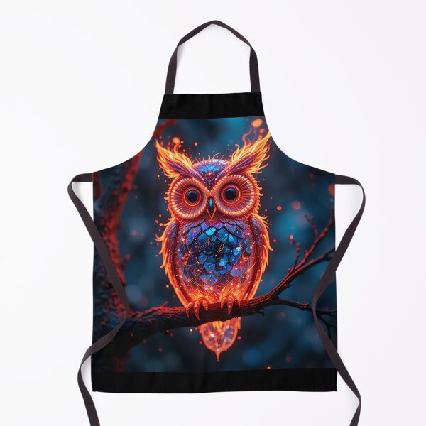 Item preview, Fire Owl designed and sold by GalleryBrisArt.