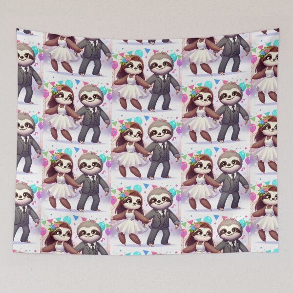 Item preview, Cute Dancing Sloth designed and sold by Mywaymylife.