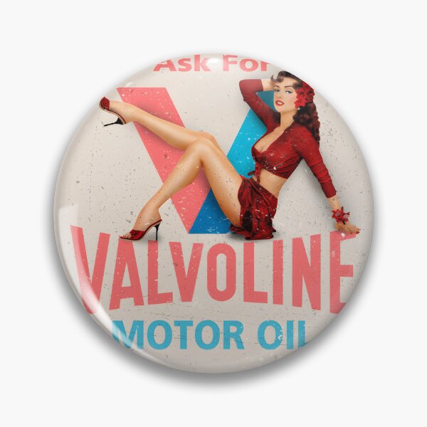 Item preview, Valvoline Pin Up Vintage Sign Classic 		 designed and sold by dmhvlbby2.
