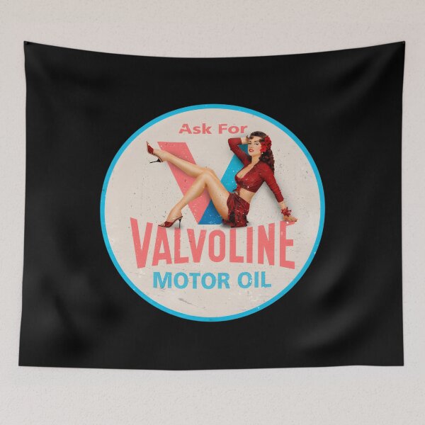 Item preview, Valvoline Pin Up Vintage Sign Classic 		 designed and sold by dmhvlbby2.