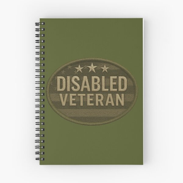 Item preview, DISABLED VETERAN Tactical Embroidered Patch – Dead Earth Military Design designed and sold by getpressedshirt.