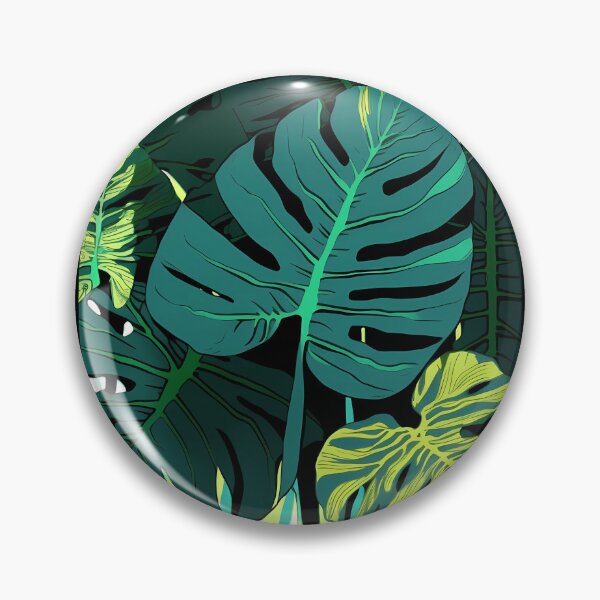 Item preview, Tropical Monstera Leaves In Green And Chartreuse 	 	 designed and sold by grtuodsj3.