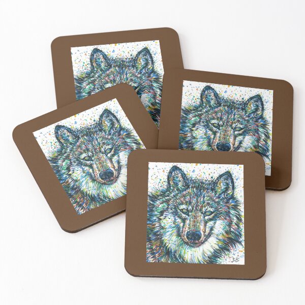 Item preview, WOLF - Watercolor And Ink Portrait Classic 		 designed and sold by khnmuivptob24.