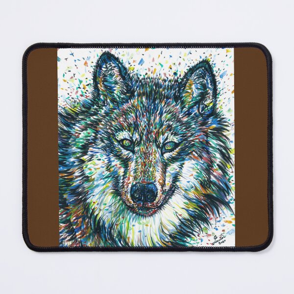 Item preview, WOLF - Watercolor And Ink Portrait Classic 		 designed and sold by khnmuivptob24.