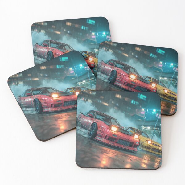 Item preview, Tokyo Rain – Midnight Drift Battle designed and sold by ArgentoArt.