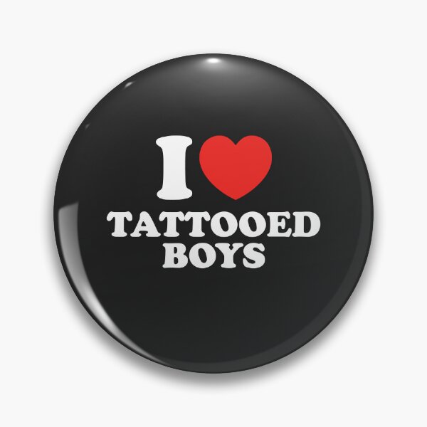 Item preview, I Love Tattooed Boys designed and sold by shitpostee.