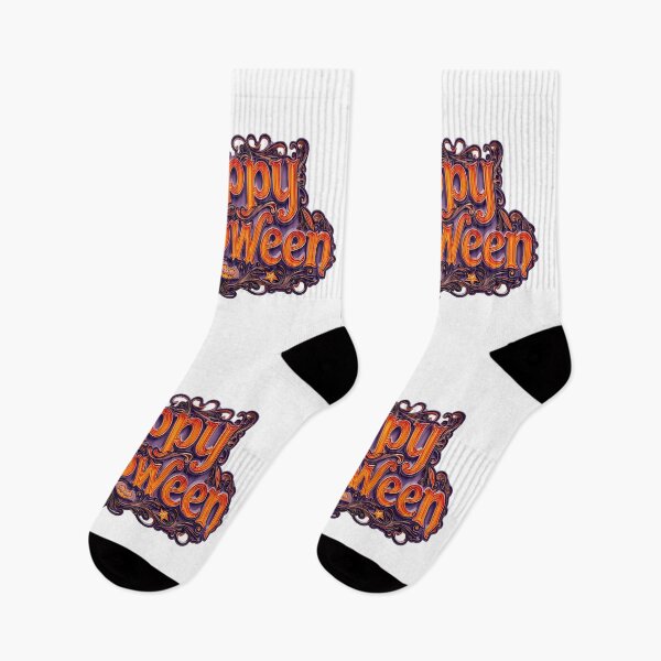 Item preview, Happy Halloween decoration with bats and festive colors creating a spooky atmosphere for the celebration designed and sold by PWDigitalArt.