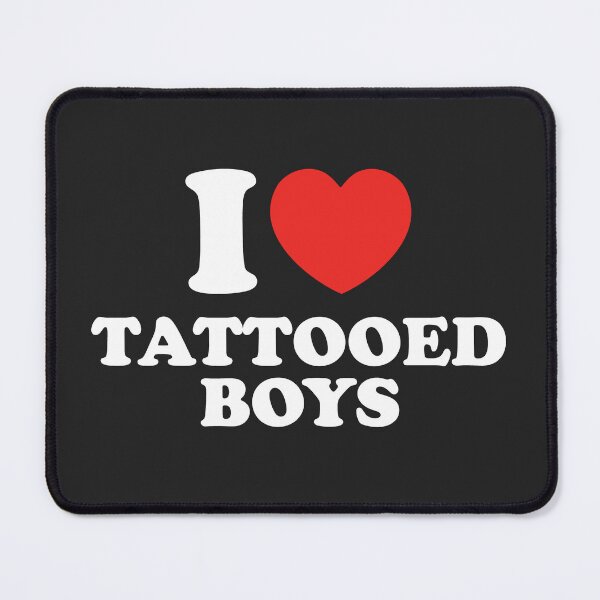 Item preview, I Love Tattooed Boys designed and sold by shitpostee.