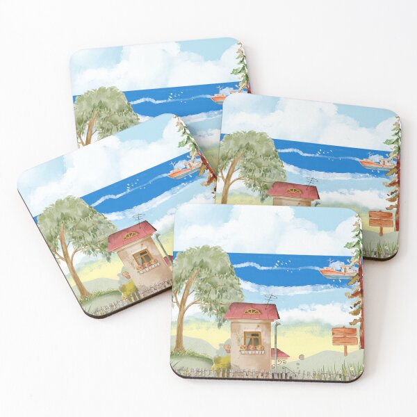Item preview, Cozy House by the Seaside Garden designed and sold by Saragoza.