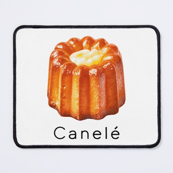 Item preview, Canelé – Classic French Pastry Illustration designed and sold by BobaBunny76.