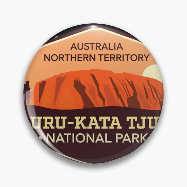 Item preview, Uluru-Kata Tjuta National Park - Australia Northern Territory - Trail Hiking Badge 	 	 designed and sold by qwqilfdlu35.