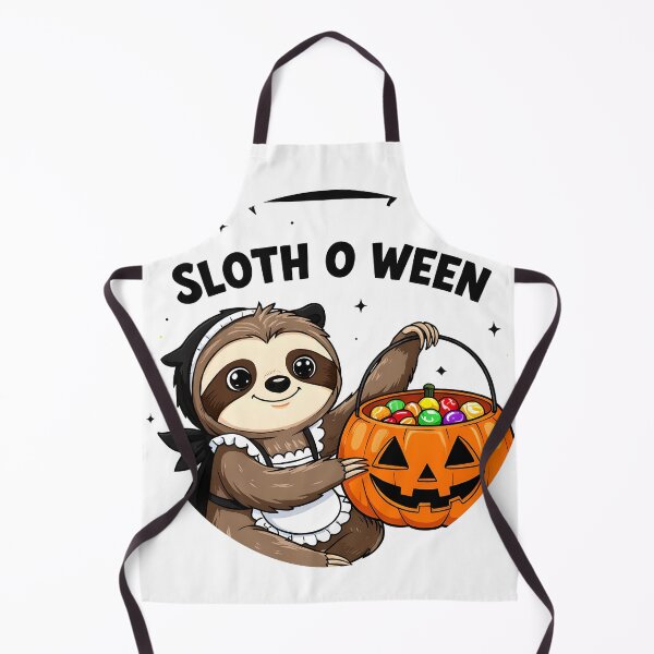 Item preview, halloween slothoween maid colorful cartoon sloth designed and sold by SmashingDeals.