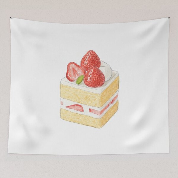 Item preview, Cake with strawberries designed and sold by onceifixme.