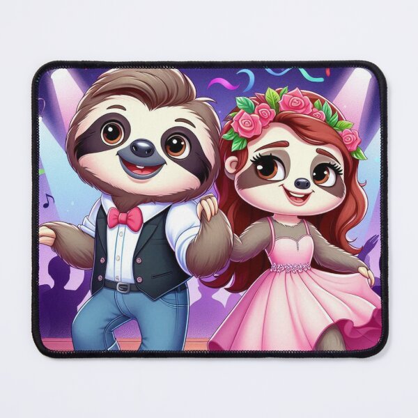Item preview, Sloth Dancing Night designed and sold by Mywaymylife.