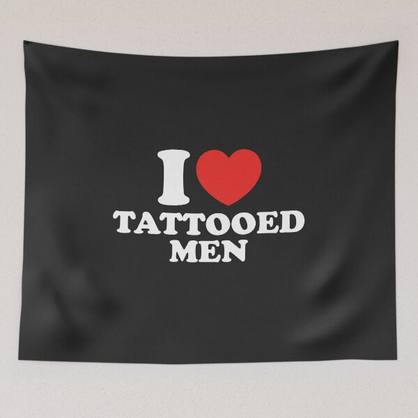 Item preview, I Love Tattooed Men designed and sold by shitpostee.