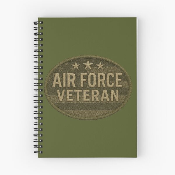 Item preview, AIR FORCE VETERAN Tactical Embroidered Patch – Dead Earth Military Design designed and sold by getpressedshirt.