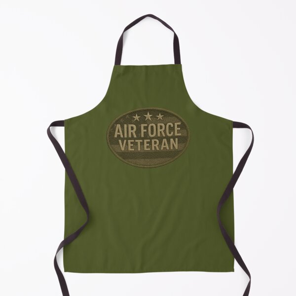 Item preview, AIR FORCE VETERAN Tactical Embroidered Patch – Dead Earth Military Design designed and sold by getpressedshirt.
