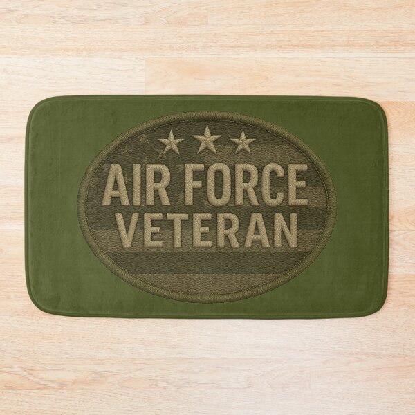 Item preview, AIR FORCE VETERAN Tactical Embroidered Patch – Dead Earth Military Design designed and sold by getpressedshirt.