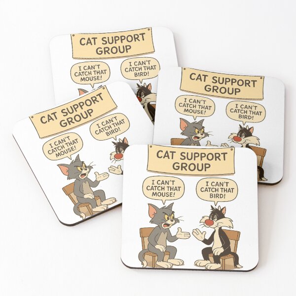 Item preview, Cat Support Group - Tom & Sylvester designed and sold by SwimGood.