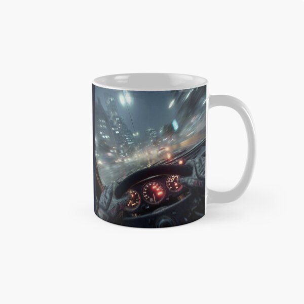 Item preview, Through the Drift – Neon Speed POV designed and sold by ArgentoArt.