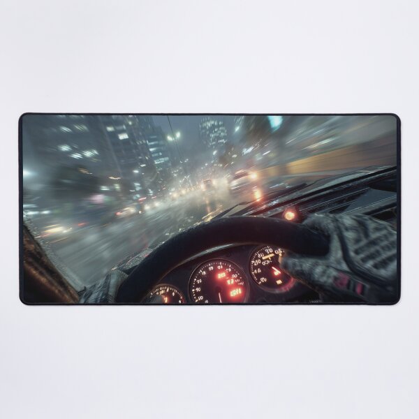 Item preview, Through the Drift – Neon Speed POV designed and sold by ArgentoArt.