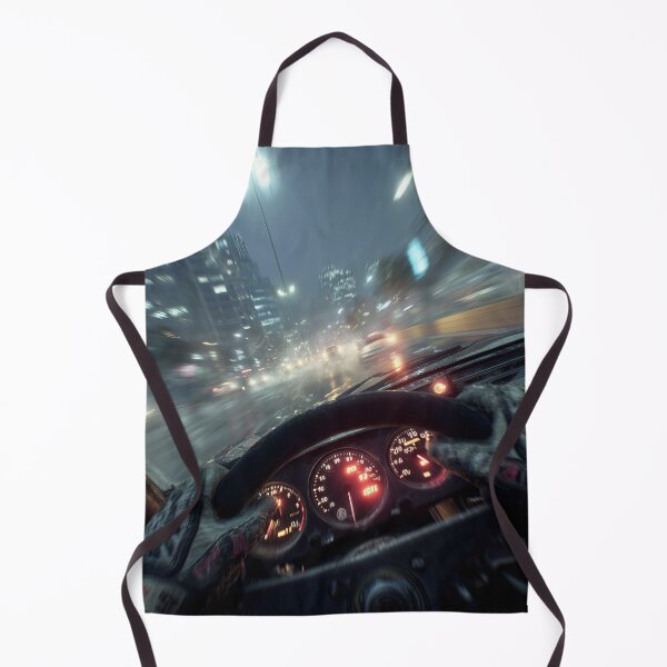 Item preview, Through the Drift – Neon Speed POV designed and sold by ArgentoArt.