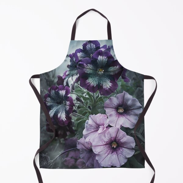 Item preview, dark petunias gothic flowers designed and sold by Lizzilzil.