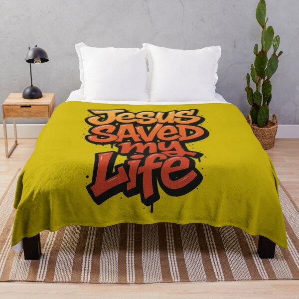 Item preview, Graffiti “Jesus Saved My Life” designed and sold by Arte Cartoon From TagTeam Group.