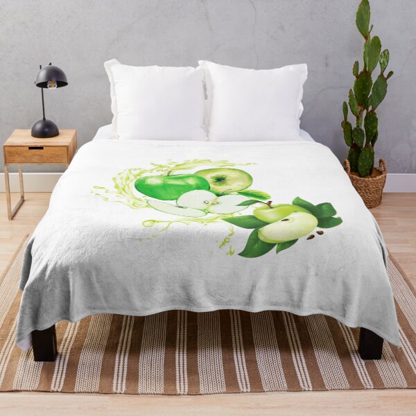 Item preview, Green Apple Splash | Fresh Fruit Art ,Colorful Fruits of Fun designed and sold by Happyfreedom.