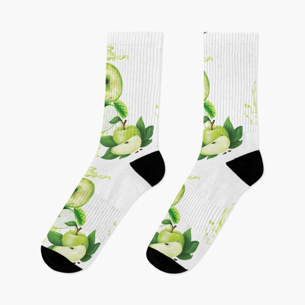 Item preview, Green Apple Splash | Fresh Fruit Art ,Colorful Fruits of Fun designed and sold by Happyfreedom.