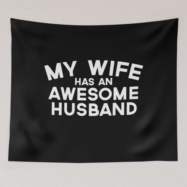 Item preview, Wife Awesome Husband Quote  	 designed and sold by anuvoyjphmo71.