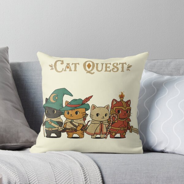 Item preview, Cat Quest – Vintage RPG Adventure Cats Party Design designed and sold by Imaginationbeyond.