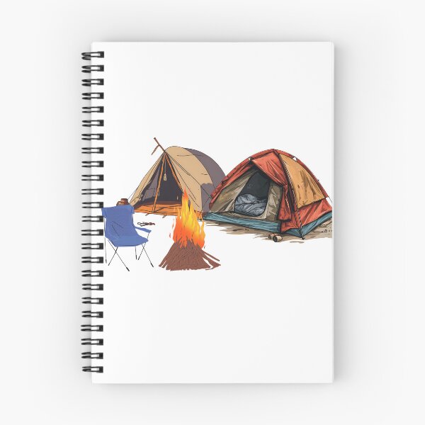 Item preview, Simple Camping with Warm Fire designed and sold by Saragoza.