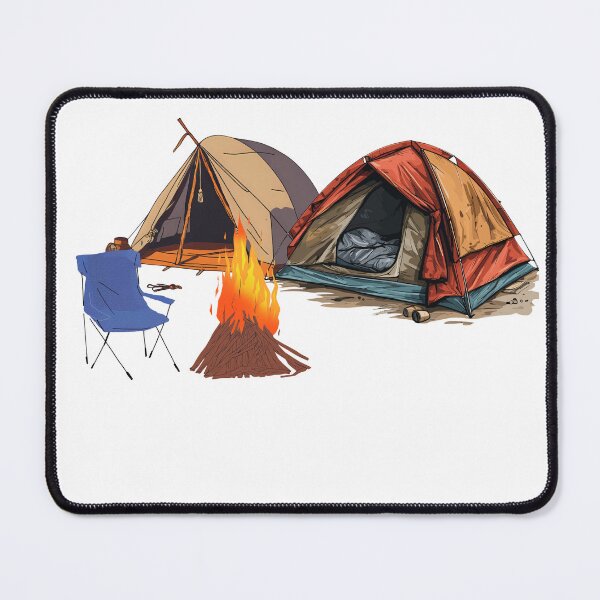 Item preview, Simple Camping with Warm Fire designed and sold by Saragoza.