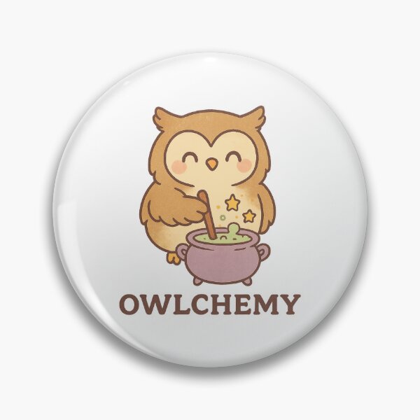 Aperçu de l'œuvre Owlchemy – Hibou magique kawaii créée et vendue par Dream Machine.