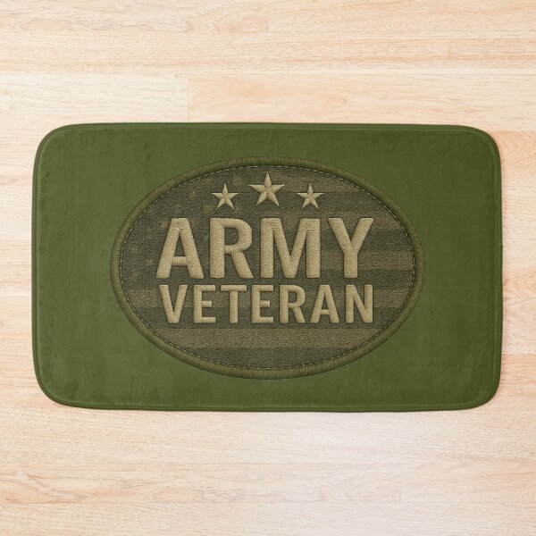 Item preview, ARMY VETERAN Tactical Embroidered Patch – Dead Earth Military Design designed and sold by getpressedshirt.