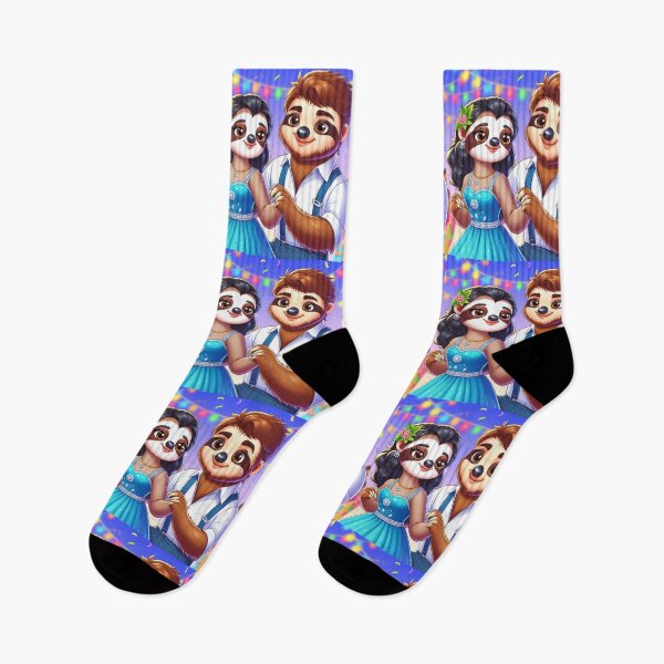 Item preview, Sweet Sloth Couple designed and sold by Mywaymylife.