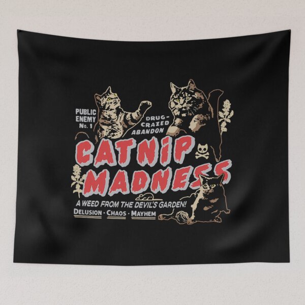 Item preview, Catnip Madness Cute Cat designed and sold by SibylaCarignan.